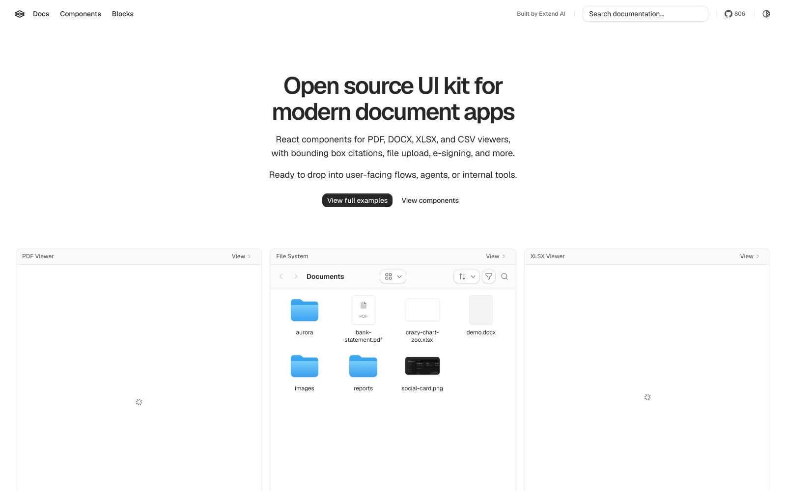 Extend UI