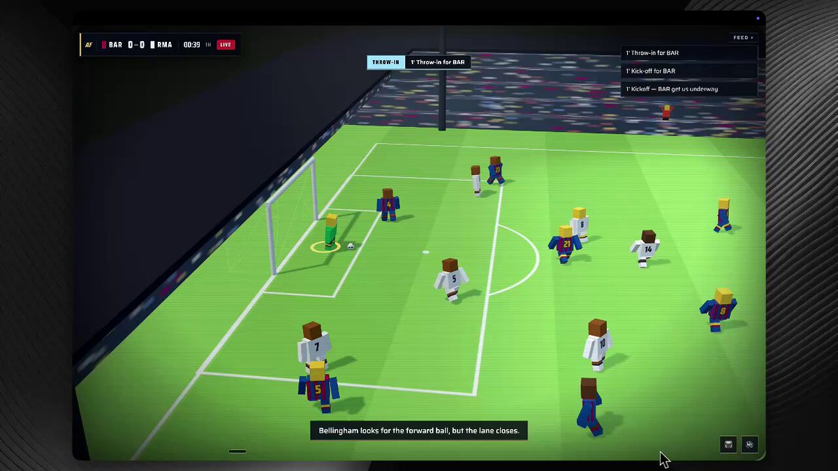 Football Game with 22 Autonomous AI Agents