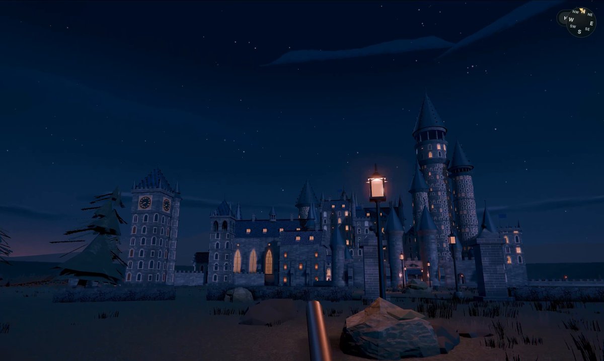 Hogwarts Castle in Three.js