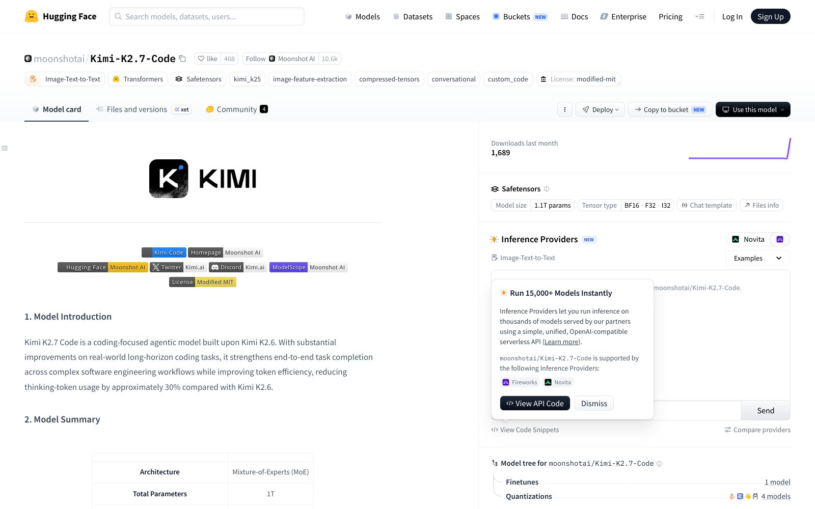 Kimi K2.7 Code