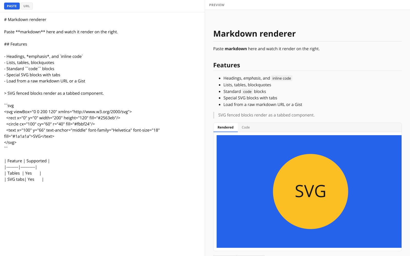 Markdown SVG Renderer