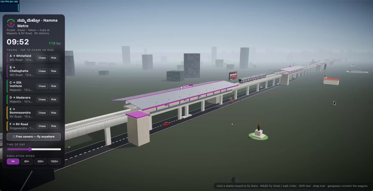 Namma Metro Simulator