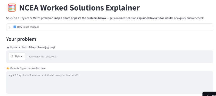 NCEA Worked Solutions Explainer