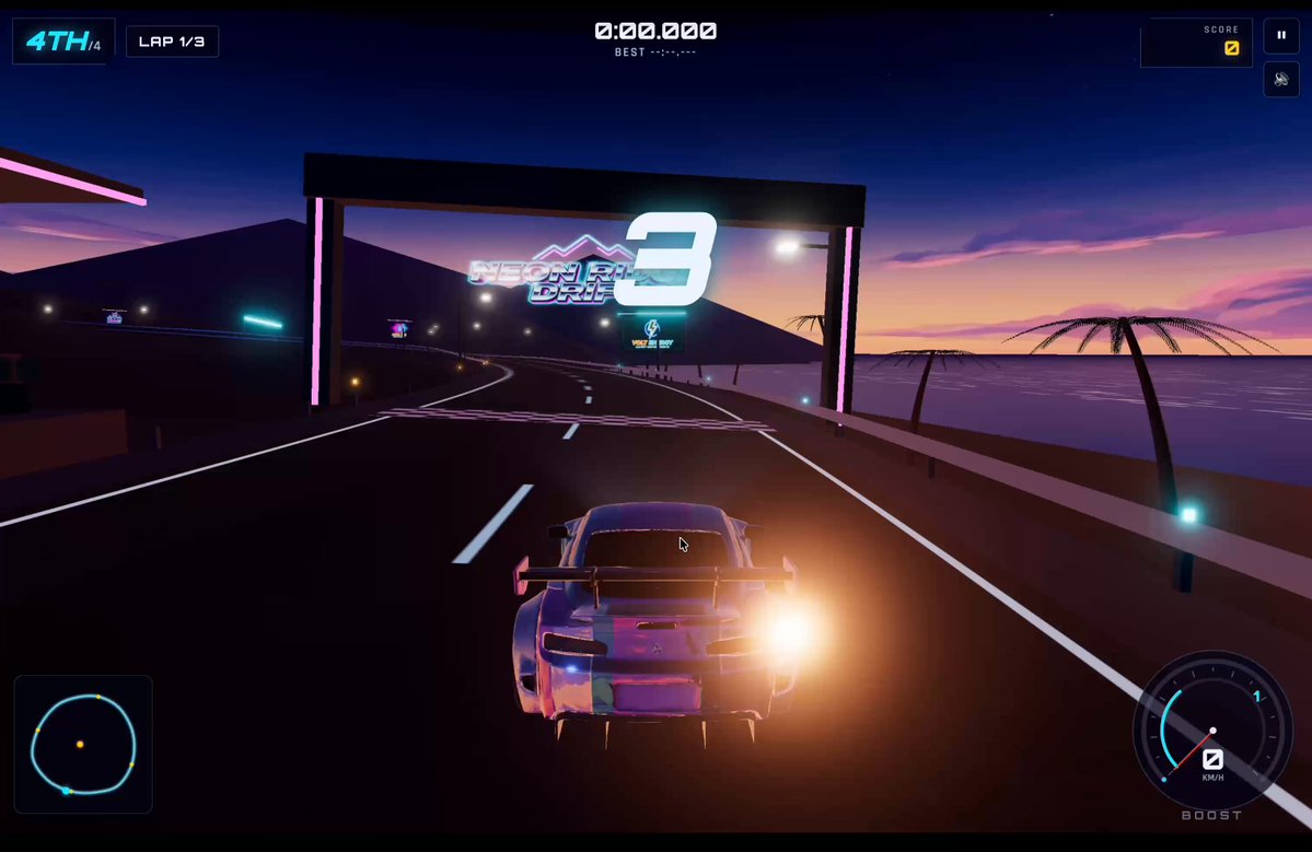 Neon Ridge Drift