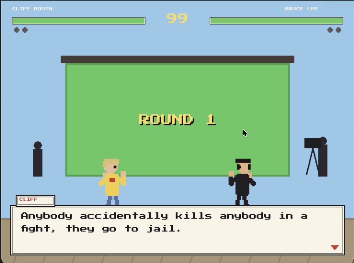 Once Upon A Time In Hollywood Game