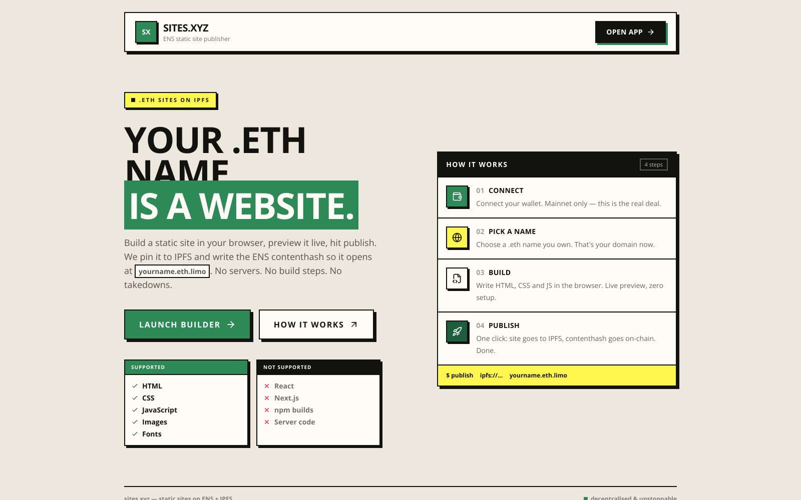 sites.xyz