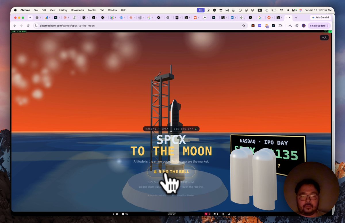 SPCX: To the Moon