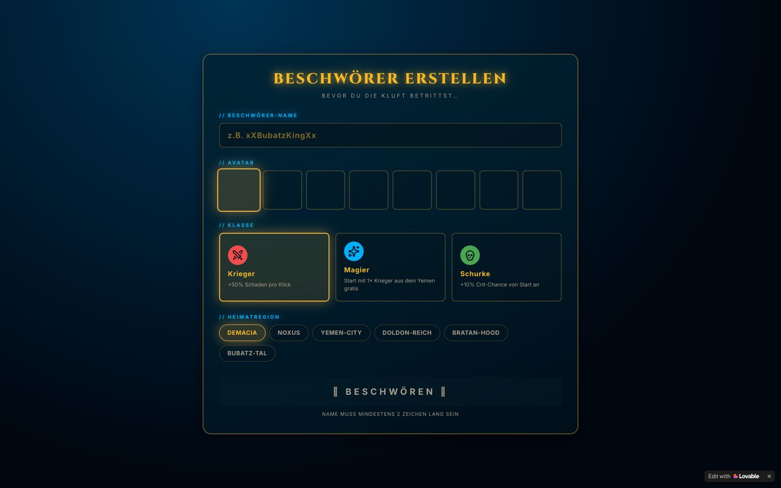 Summoners and Gooners the Game