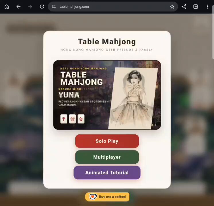 Table Mahjong