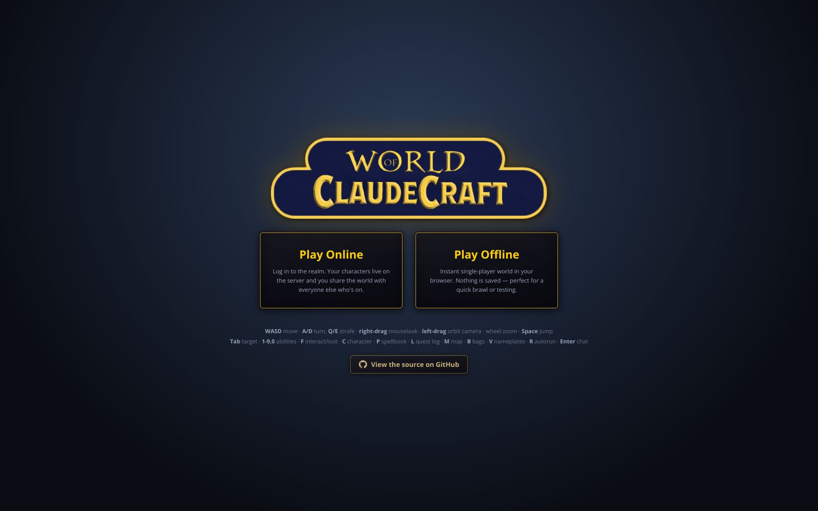 World of ClaudeCraft