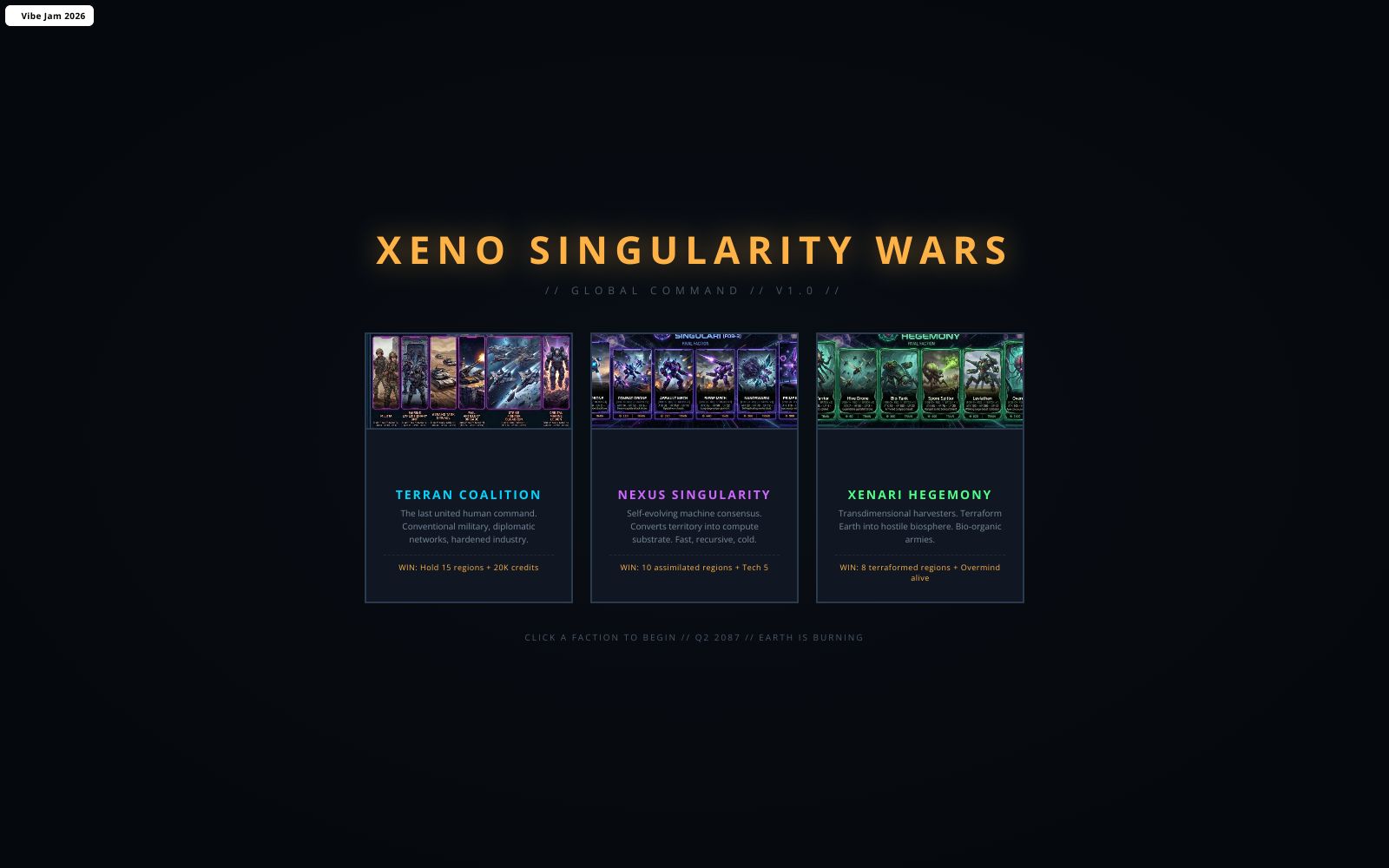 Xeno Singularity Wars